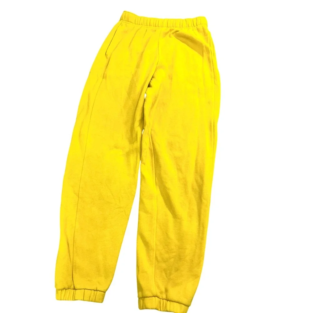 Lululemon Scuba Oversized Jogger Yellow Fleece Sweatpants XS LW5GLUS
